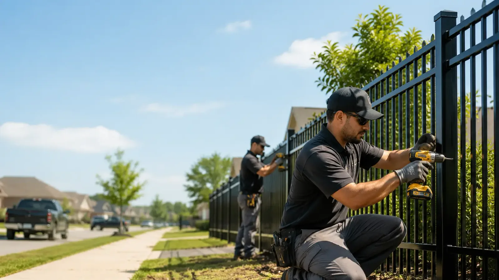 Metal Fence Installation in Evansville, IL
